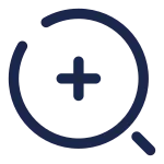 Minimalistic Magnifer Zoom In SVG Icon